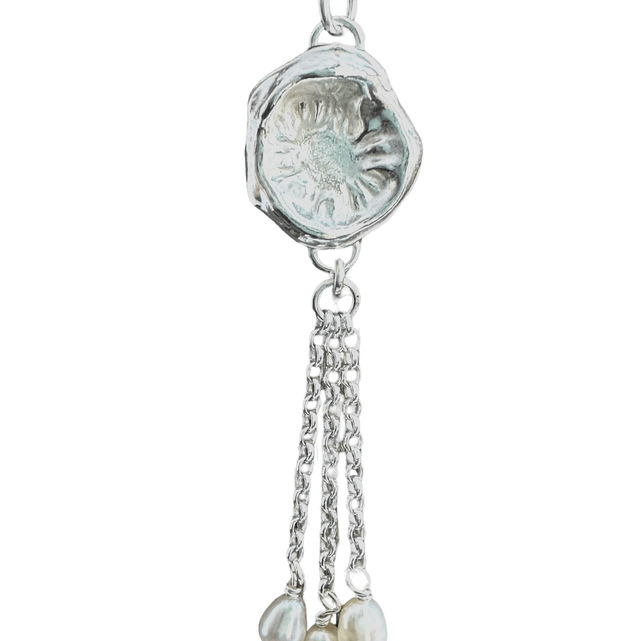 Silver and Pearl Drop