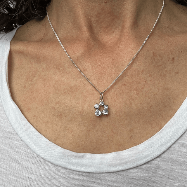 Organic Style 5 Topaz Pendant 