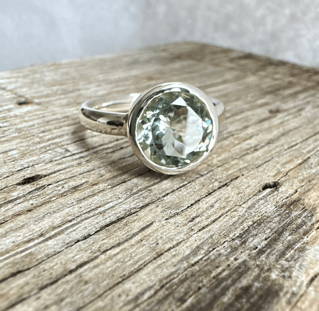 Prasiolite Ring 