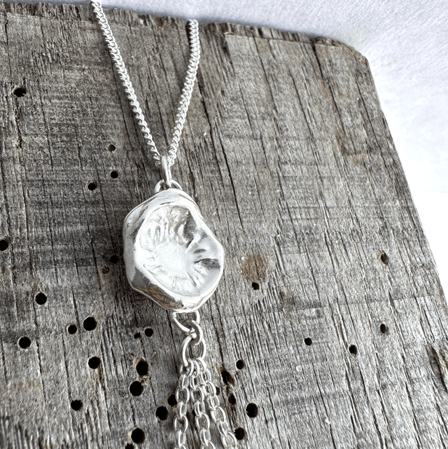 Silver and Pearl Drop