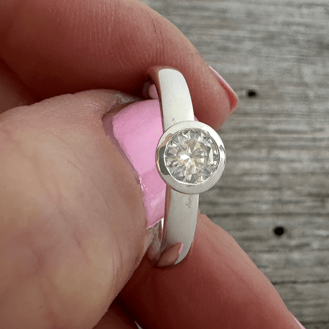 Moissanite Ring