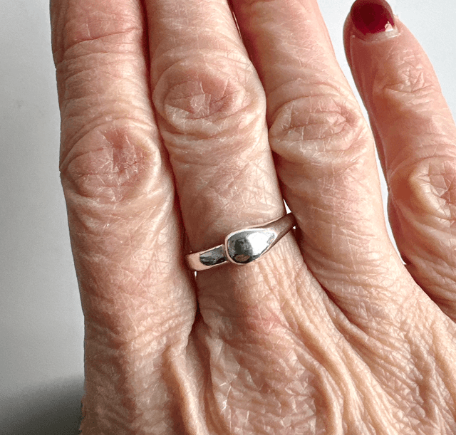 Silver Drop Ring