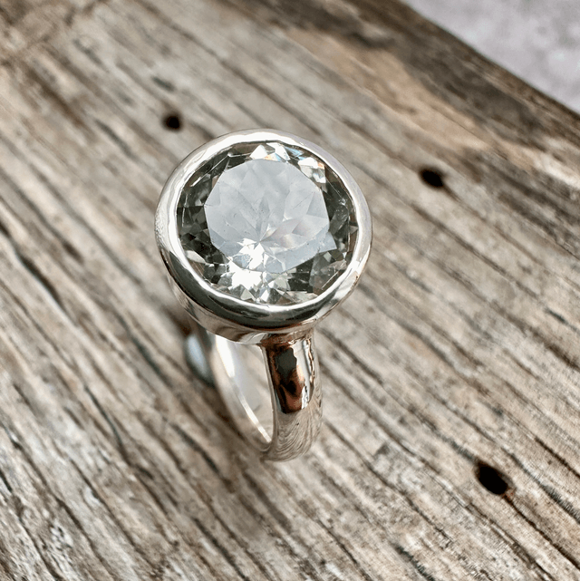 Prasiolite Ring 