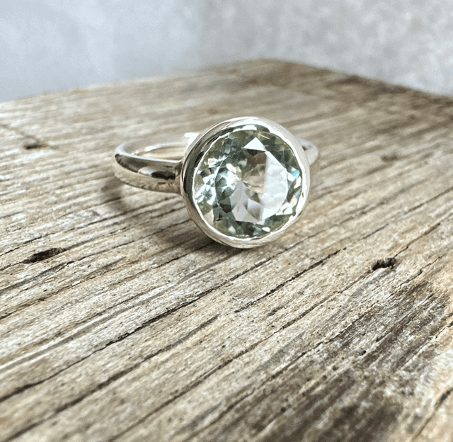 Prasiolite Ring 