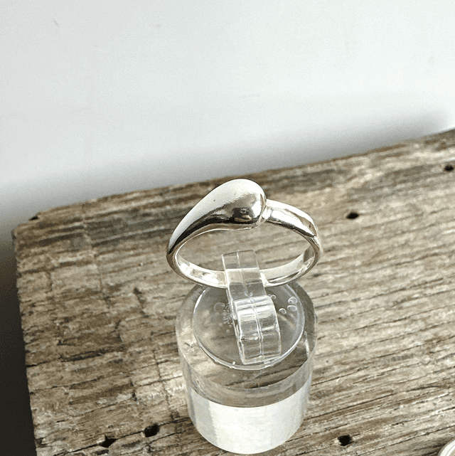 Silver Drop Ring